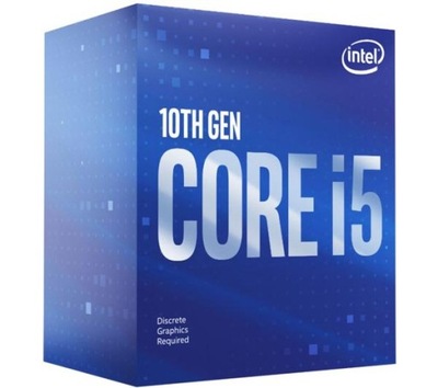 Procesor Intel Core i5-10400F BOX 2.9 - 4.3 GHz