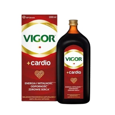 VIGOR+ CARDIO Tonik, 1000 ml. Dla mocnego serca