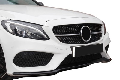 MERCEDES C-CLASS W205 14-18 REJILLA DE RADIADOR DIAMOND NEGRO  