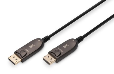 Kabel DIGITUS połączeniowy hybrydowy AOC DisplayPort 1.4 8K60Hz UHD DP/DP