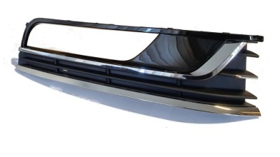 Решётка решётка радиатора решётка  бампера vw passat b7 10 правая фото №1