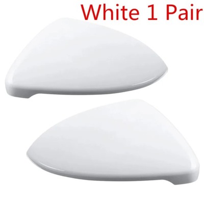 1 PAIR CAR SIDE MIRROR COVER PARA VW GOLF 7 MK7 MK7.5 TOURAN L REAR V~59739  