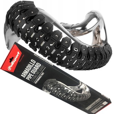 POLISPORT PROTECCIÓN DYFUZORA ARMADILLO PIPE GUARD COLOR NEGRO  