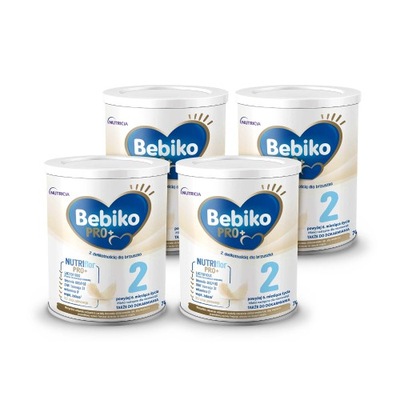 ZESTAW Bebiko Pro+ 2 Mleko dla dzieci, 4 x 700g