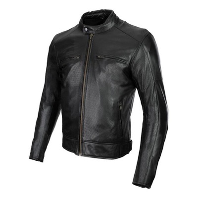 CHAQUETA MOTOCICLETA CUERO SECA BONNEVILLE REGALO  