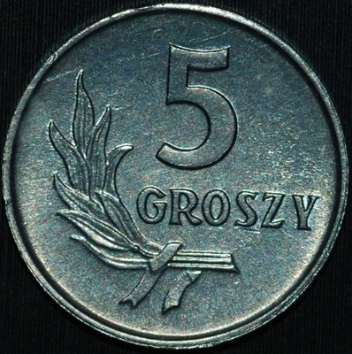 5 groszy 1963 - menniczy egzemplarz