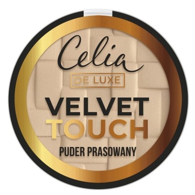 Celia De Luxe Velvet Touch puder prasowany 103 Sandy Beige 9g P1