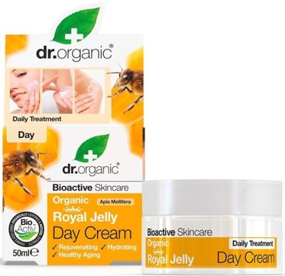 DR. ORGANIC ROYAL JELLY DAY CREAM KREM Z ORGANICZNYM MLECZKIEM PSZCZELIM