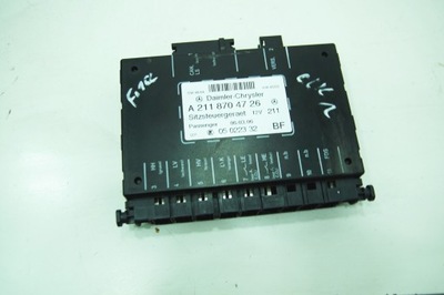 MÓDULO UNIDAD DE CONTROL ASIENTOS DERECHO PASAJERO MERCEDES CLK W209 W211 A2118704726  