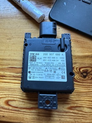 Vw радар ассистент поперечина движения задний 2q0907686a фото №1