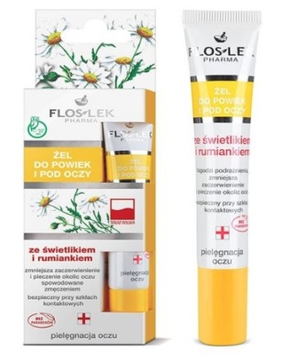 Flos-Lek Żel ze świetlikiem pod oczy 15ml