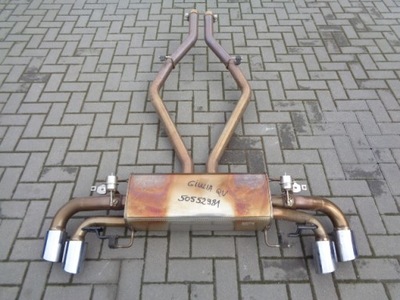 Alfa romeo giulia qv гаситель выхлоп система фото №1