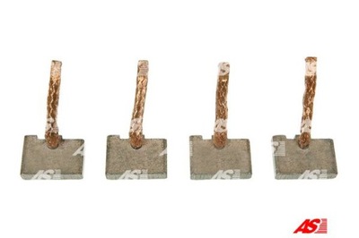 Щетка угольная, стартер as-pl sb0013s фото №1