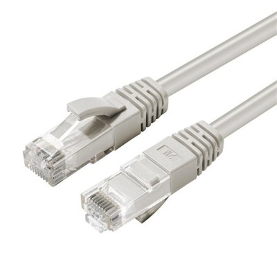 MicroConnect CAT6A UTP 30m Szary LSZH