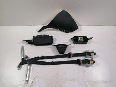 Santa fe 3 iii подушка безпеки водія пасажира заглушка коліно ремені оригінал kompl фото №1