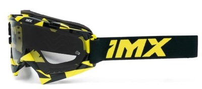 GAFAS OFFROADOWE IMX MUD GRAPHIC FLUO AMARRILLO GLOSS/BLACK VENTANAS LIMPIO  