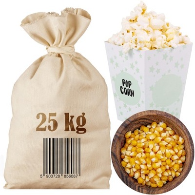 ZIARNO KUKURYDZY POPCORN 25KG WOREK HURT