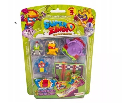 SUPER ZINGS THINGS SERIA 3 FIGURKI 5-PAK + RAMPA PROMOCJA!