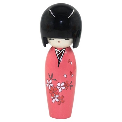 Japońska lalka Kokeshi, ręcznie robione ozdoby