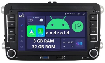 RADIO ANDROID VW GOLF V 5 VI 6 PASSAT B6 B7 CC POLO V TIGUAN I TOURAN I EOS  