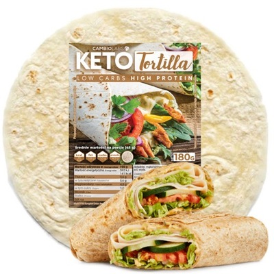 KETO WRAP bez cukru CambioLabs Dieta Keto