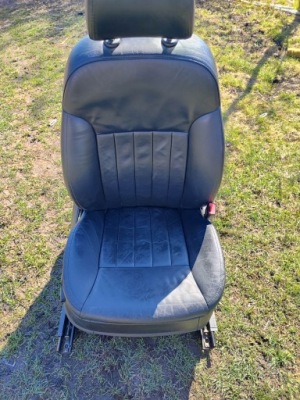 Сидіння правий czarna шкіра audi a8 d3 фото №1