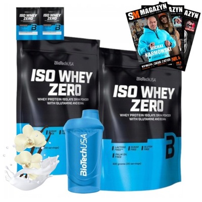 BIOTECH ISO WHEY ZERO 1000g IZOLAT WPI 2x 500 g