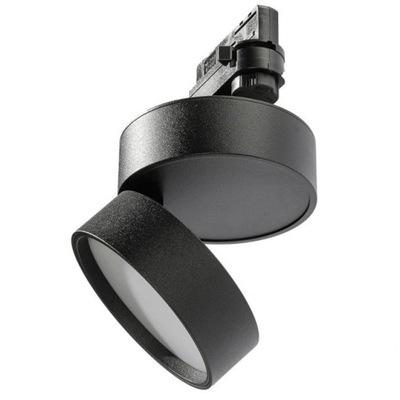 Czarna lampa Mona LED 12W do 3-fazowego systemu szynowego