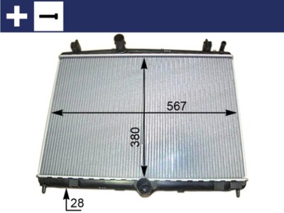 MAHLE ORIGINAL CR 2113 000S CHLODNICA, SYSTEM COOLING ENGINE  