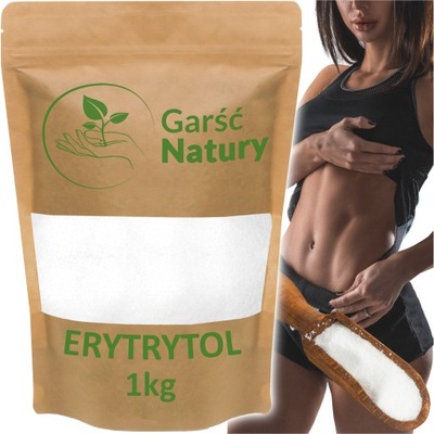 ERYTRYTOL Erytol 1000 g Słodzik Niskokaloryczny NATURALNY Cukier 1 kg