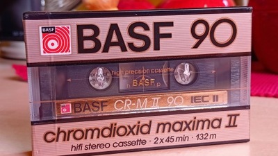 KASETA BASF CR-M CHROMDIOXID MAXIMA II 90 NOS