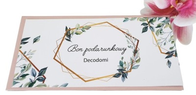 Bon podarunkowy Voucher DEcodomi dekoracje