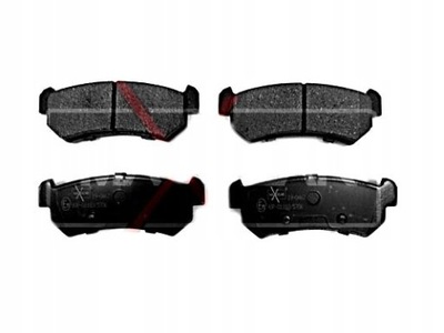 Maxgear тормозные колодки ham. daewoo t. nubira maxgear фото №1