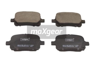 MAXGEAR 19-1392 КОЛОДКИ ТОРМОЗНЫЕ ПЕРЕД TOYOTA CAMRY/AVALON 01-/PREVIA 00-