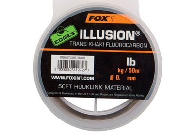 Illusion 30lb/0,50mm/50m FOX Trans Khaki Fluocarbo