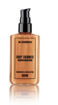 Mr. Scrubber, Body Shimmer Bronze (Olejek ze świecącymi drobinkami)