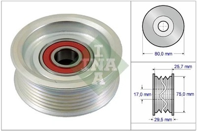 INA 532058710 ROLLO TENSOR  