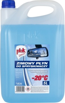 PLAK ZIMOWY PŁYN DO SPRYSKIWACZY -20C 5L