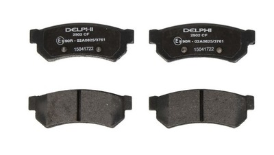 КОЛОДКИ ТОРМОЗНЫЕ DELPHI LP2502