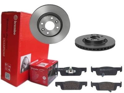Гальмівні диски гальмівні колодки brembo перед smart forfour 453 258mm фото №1