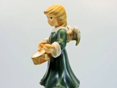 Figurka anioł orkiestra werbel porcelana Goebel