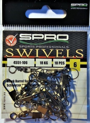 Krętliki z agrafką # 6 Interlock Snap SPRO