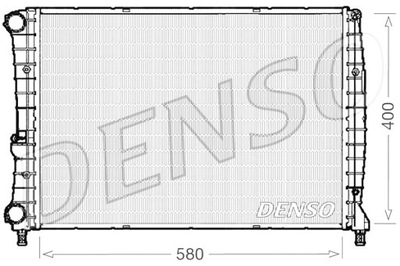 DENSO RADUADOR DEL MOTOR DE AGUA ALFA ROMEO 147 GT 1.8 2.0 01.01-09.10  