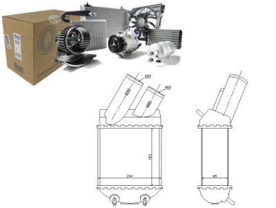 Nissens 96855 радиатор воздуха наддувочный фото №1