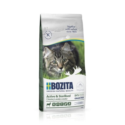 Bozita Active & Sterilised Grain Free Lamb 2kg