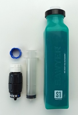 Filtr do wody z butelką Sawyer S1 oczyszczający turystyczny survival