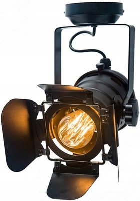 LAMPA SUFITOWA WISZĄCA CZARNA Retro Studio