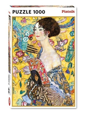 PIATNIK 1000 EL. KLIMT DAMA Z WACHLARZEM (PUZZLE)