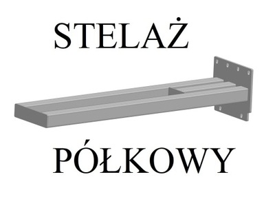 Stelaż schody półkowe wspornikowe GWARANCJA 10 LAT