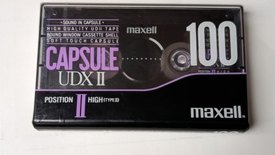 Maxell Capsule UDX II 100 1990r 1szt,